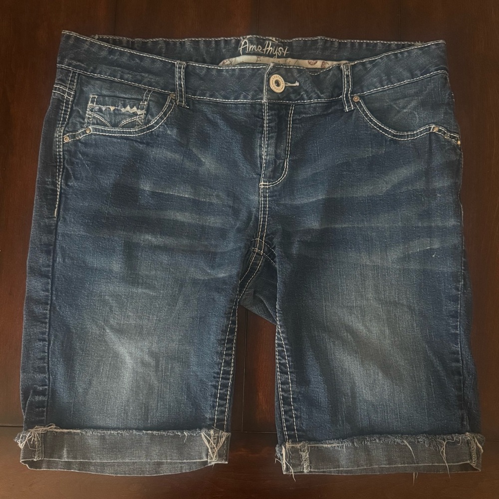 Amethyst Women’s Blue Denim Shorts 16